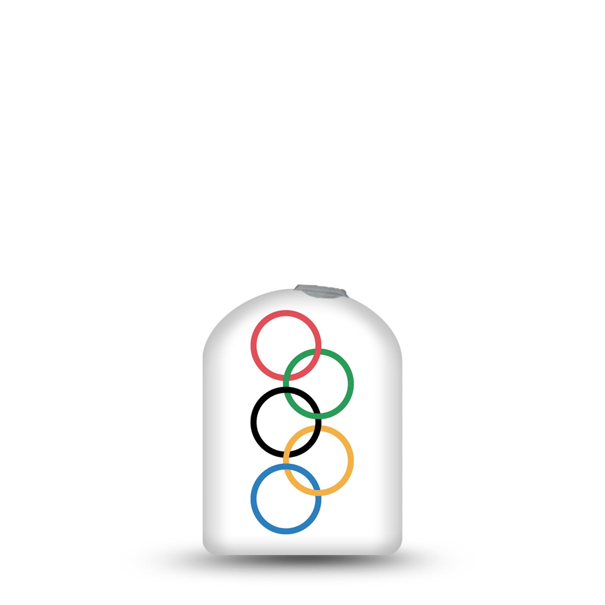 ExpressionMed 5 Rings Omnipod Full Wrap Center Sticker Single Sticker Only Olympics Vinyl Decoration Pump Design