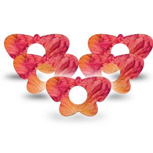 ExpressionMed Ruffles Infusion Butterfly, 10-Pack Ruffle floral inspired Fixing Ring Tape For Pump