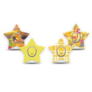 ExpressionMed Sunlit Yellow Dexcom G7 and Dexcom Stelo Glucose Biosensor System Star, tape and sticker  warm yellow aesthetic Plaster for CGM