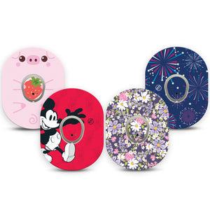 ExpressionMed Playful Dexcom G7 and Dexcom Stelo Glucose Biosensor System, tape and sticker  playful pattern Decorative Decal for CGM