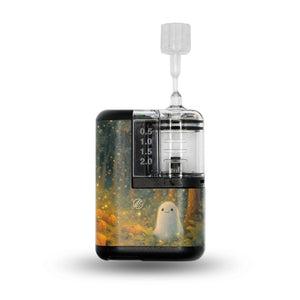 ExpressionMed Woodland Ghost Mobi Sticker, Single Sticker ghost woodland pattern Waterproof Sensor Cover For Insulin Pump