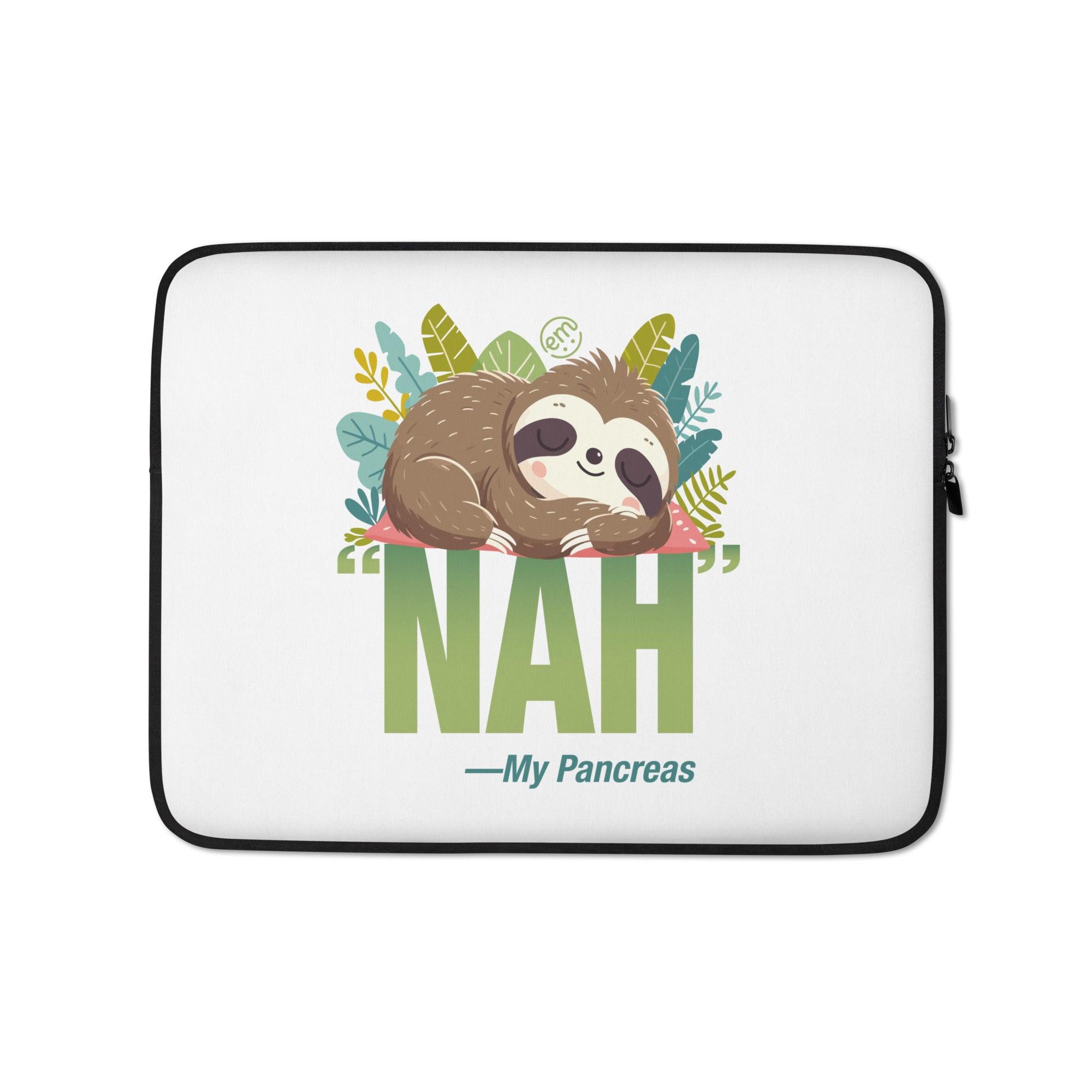 ExpressionMed NAH Sloth Laptop Sleeve