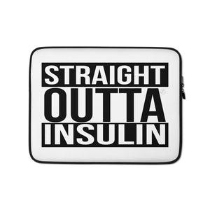 ExpressionMed Straight Outta Insulin Laptop Sleeve