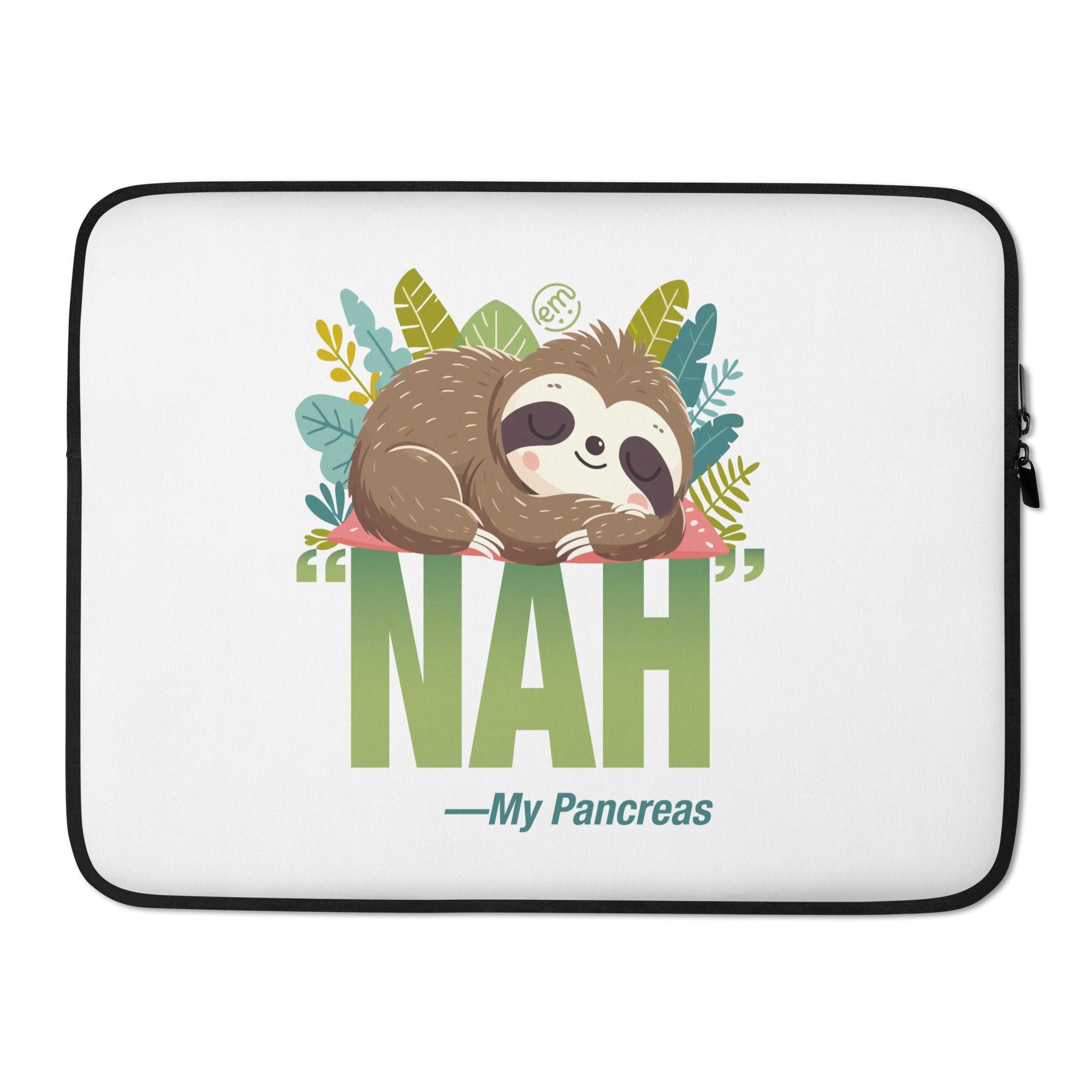 ExpressionMed NAH Sloth Laptop Sleeve