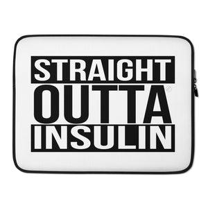 ExpressionMed Straight Outta Insulin Laptop Sleeve