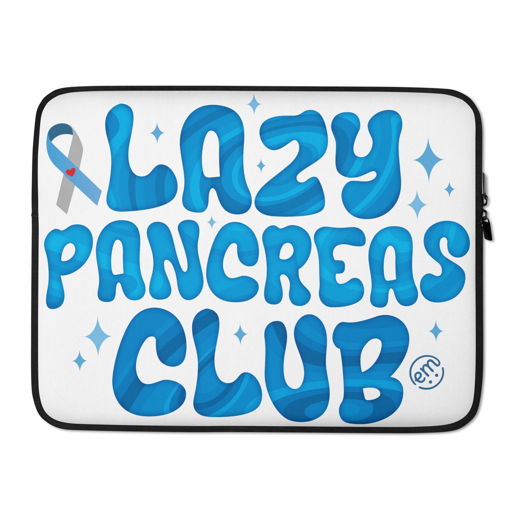 ExpressionMed Lazy Pancreas Club Laptop Sleeve