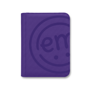 Keep your sensor patches stylishly organized in this vibrant purple photo book-style case.