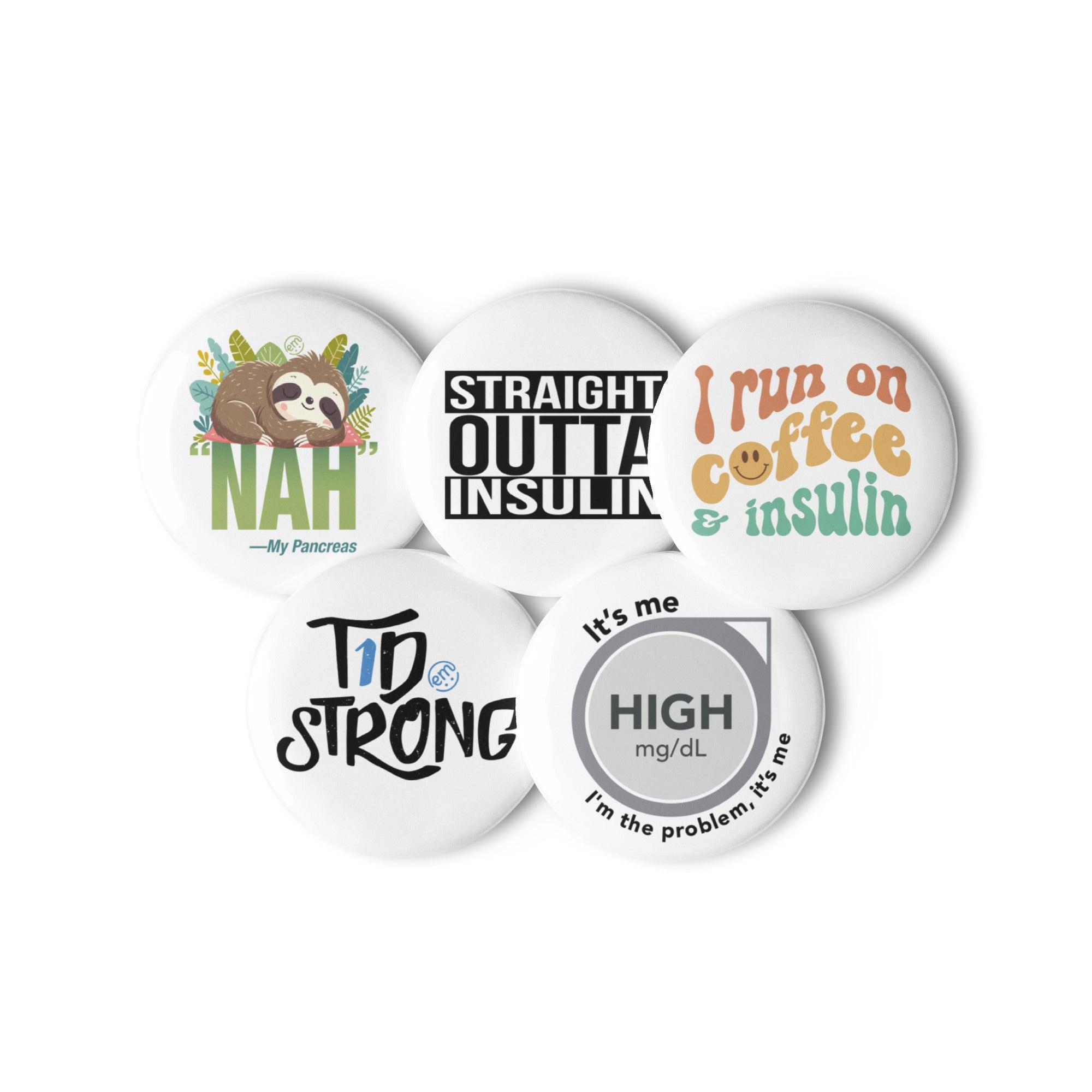 ExpressionMed T1D Button Collection