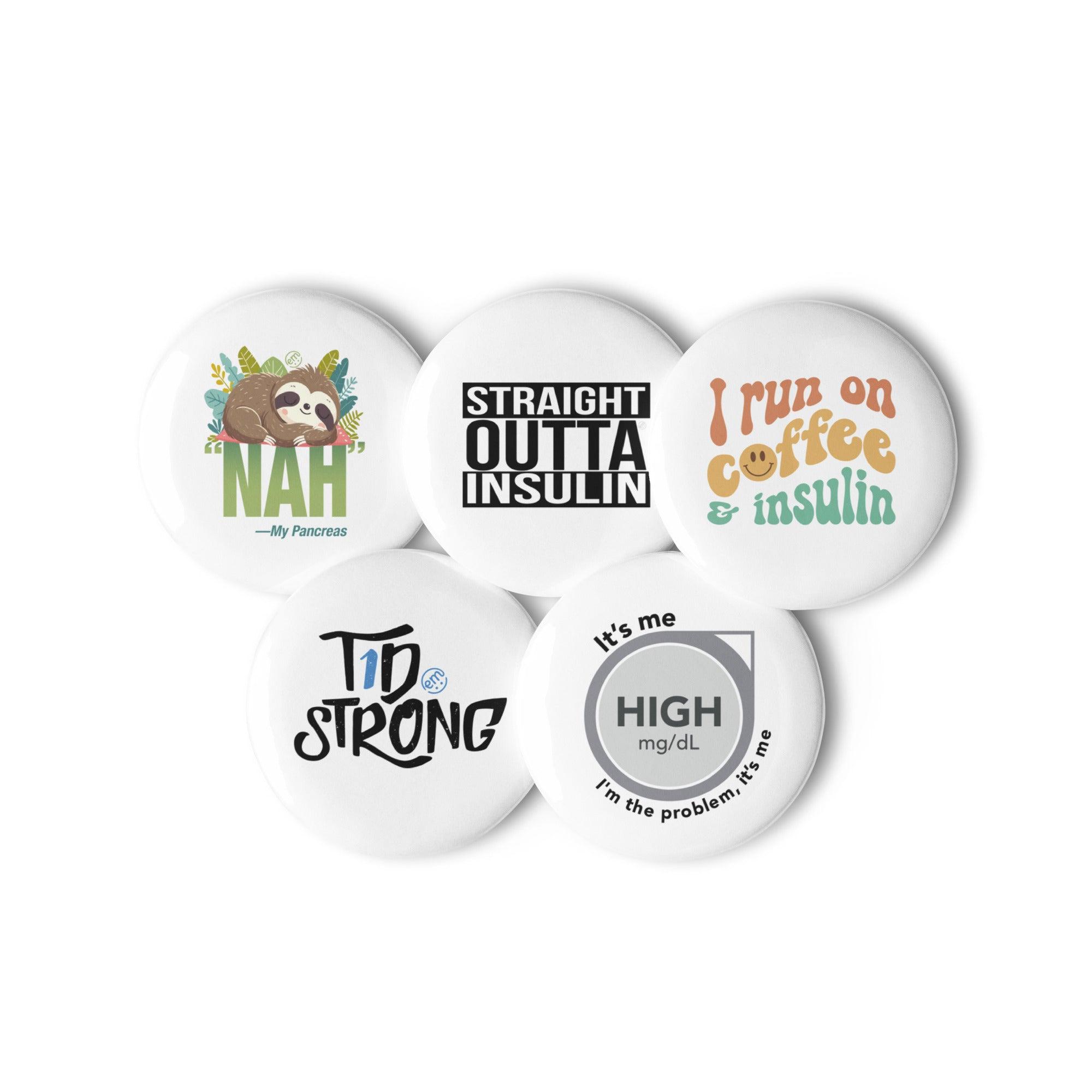 ExpressionMed T1D Button Collection