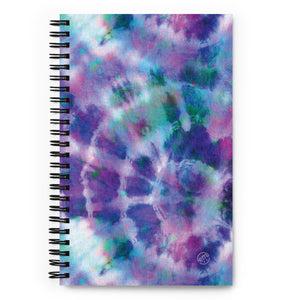 ExpressionMed Purple Tie Dye Spiral notebook