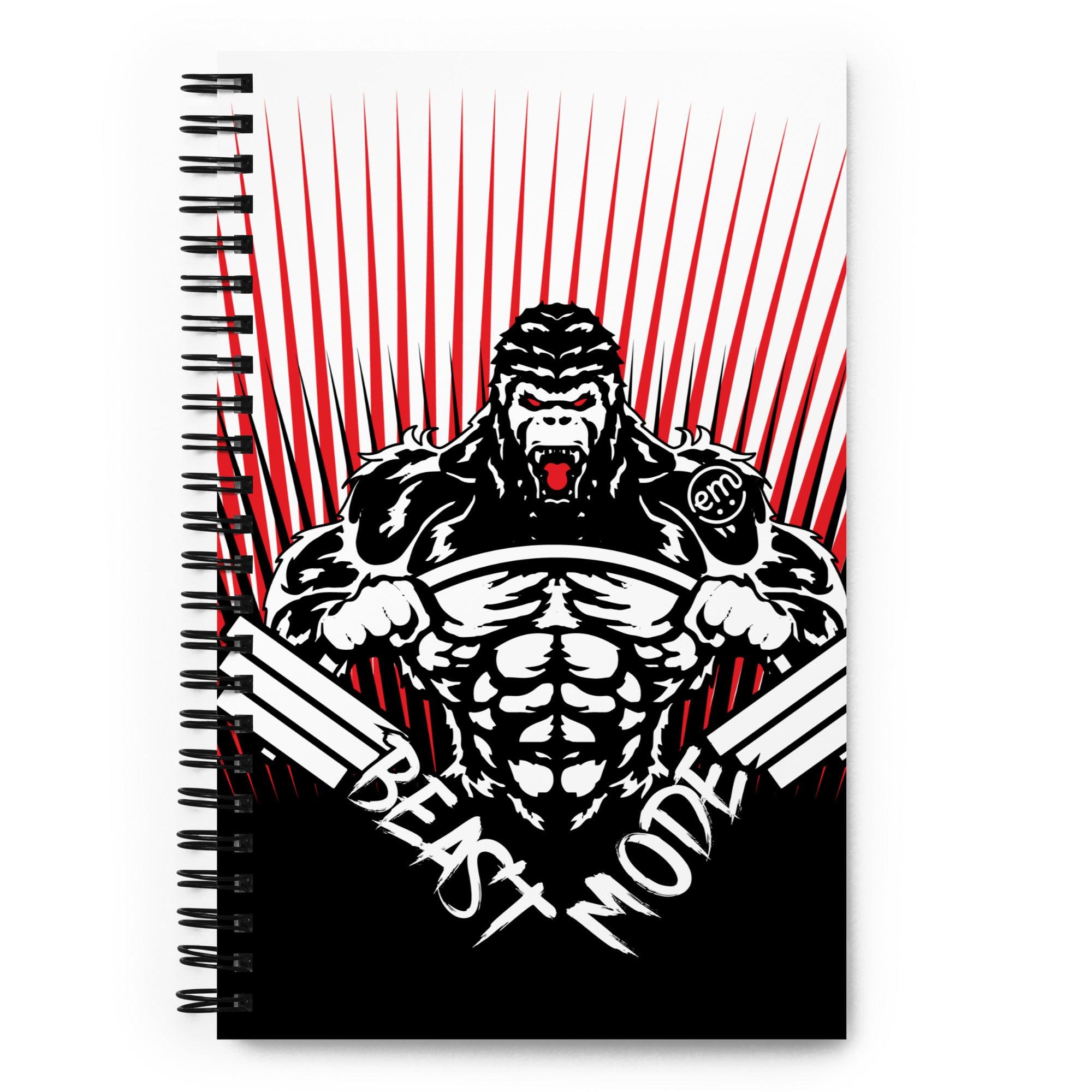 ExpressionMed Beast Mode Spiral notebook