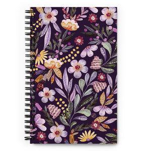 ExpressionMed Moody Blooms Spiral notebook