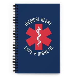 ExpressionMed Type 2 Diabetic Alert Spiral notebook