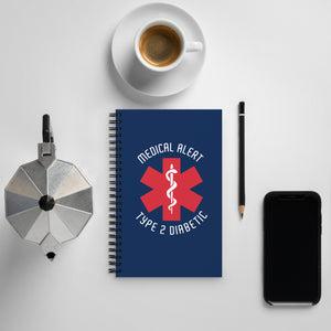 ExpressionMed Type 2 Diabetic Alert Spiral notebook