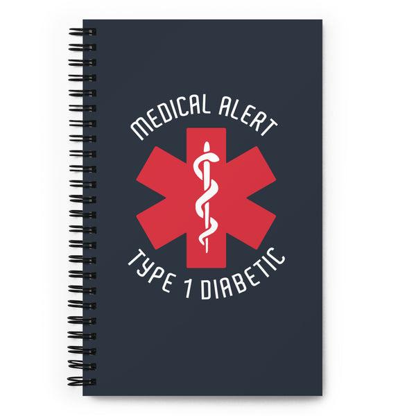ExpressionMed Type 1 Diabetic Alert Spiral notebook