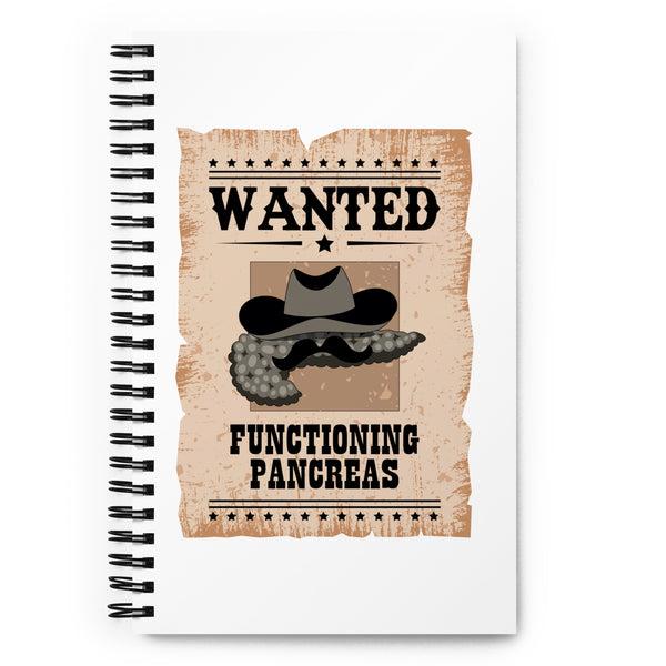 ExpressionMed Wanted Poster in Antique Brown Spiral notebook