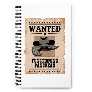 ExpressionMed Wanted Poster in Antique Brown Spiral notebook