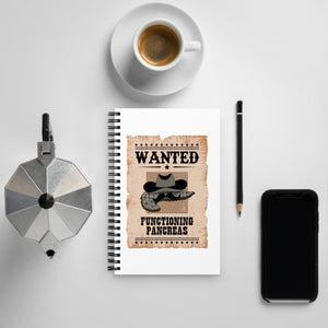 ExpressionMed Wanted Poster in Antique Brown Spiral notebook