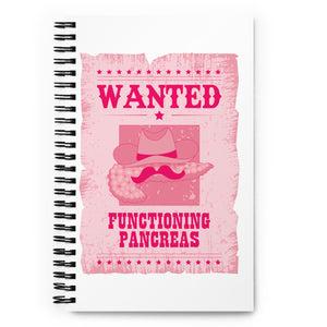 ExpressionMed Wanted Poster in Pink Spiral notebook