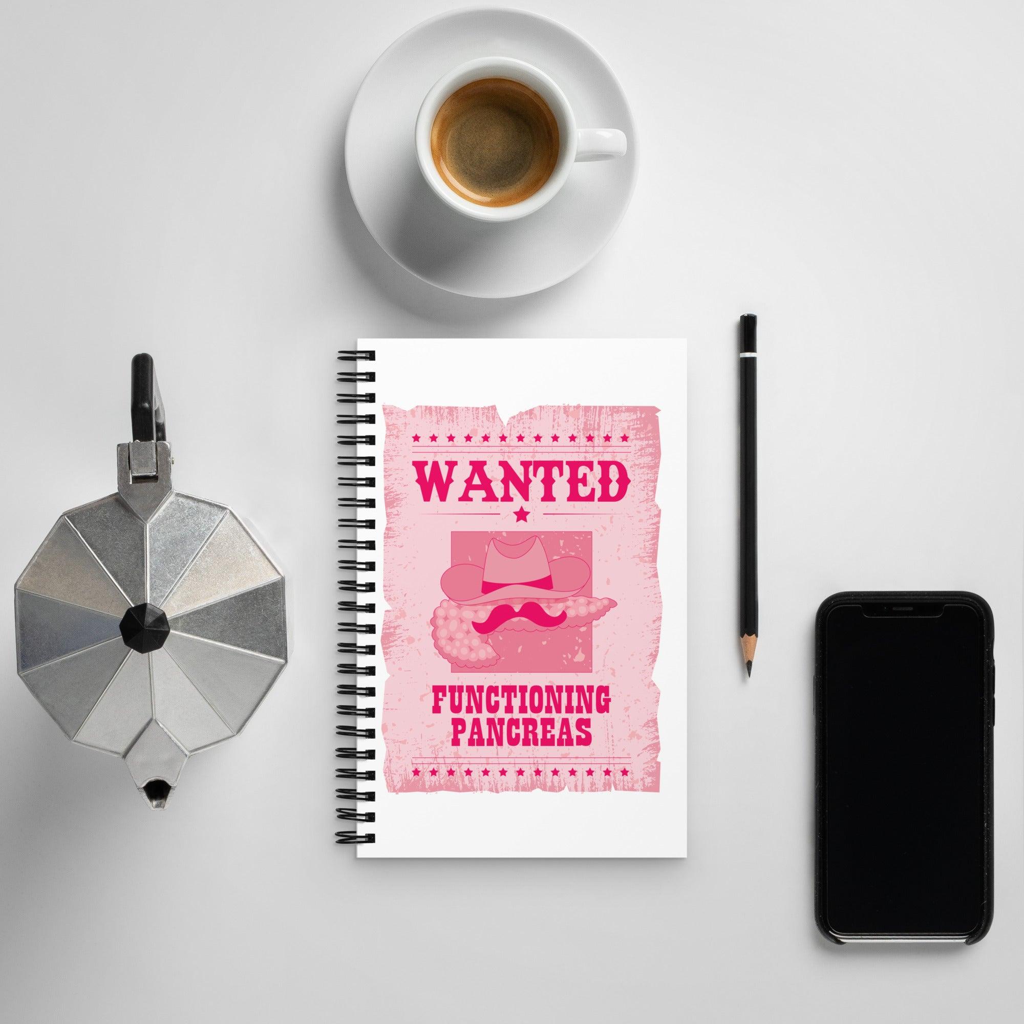 ExpressionMed Wanted Poster in Pink Spiral notebook