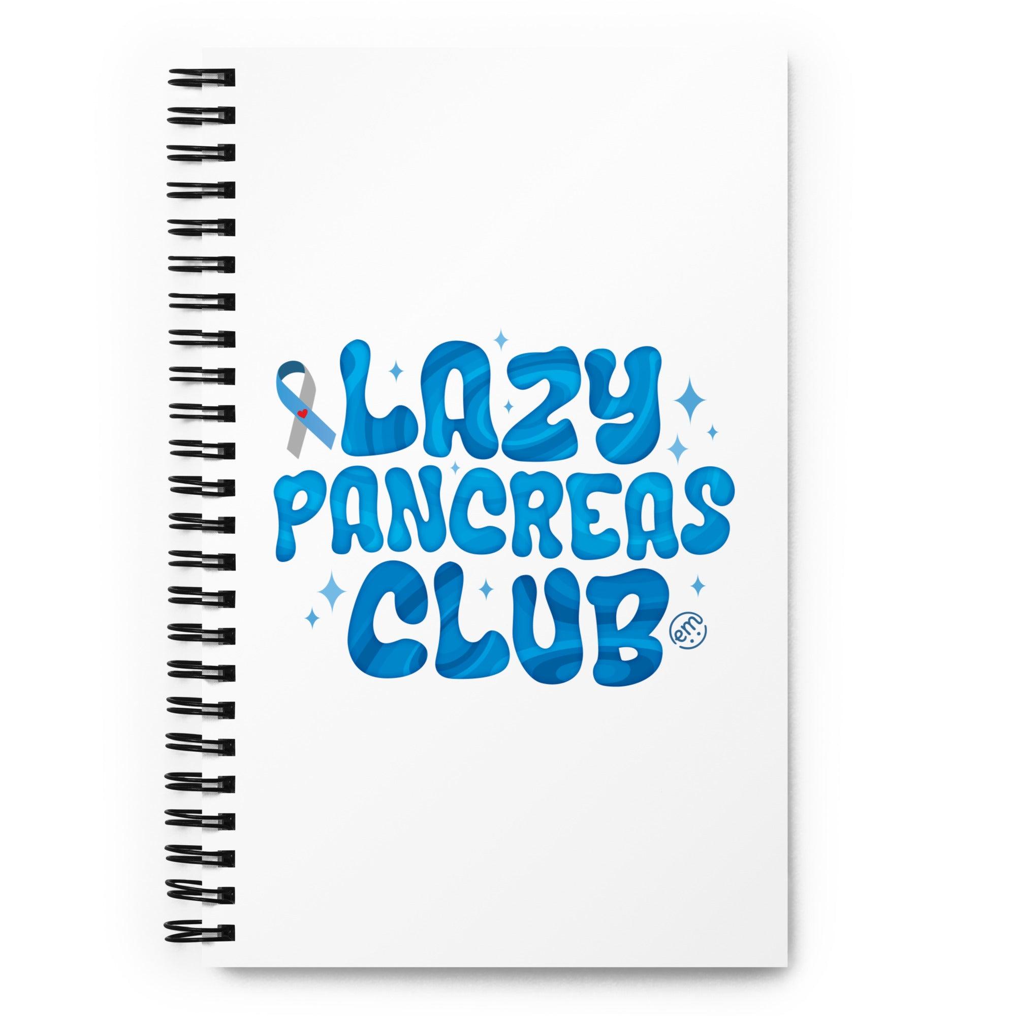 ExpressionMed Lazy Pancreas Club Spiral notebook