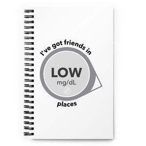 ExpressionMed Low Places Spiral notebook