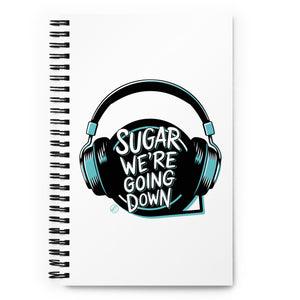 ExpressionMed Sugar We're Going Down Spiral notebook
