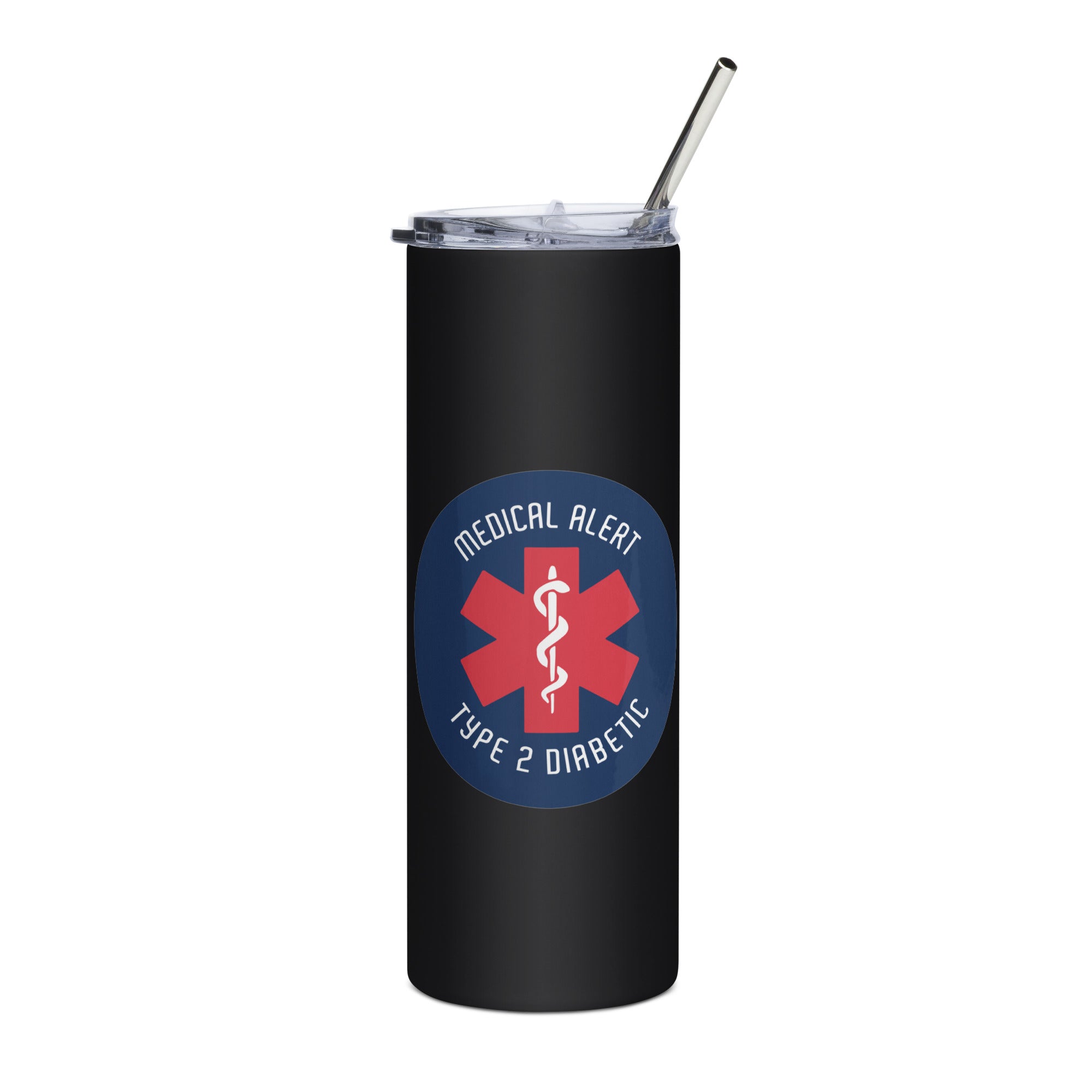 ExpressionMed Type 2 Diabetic Alert Stainless steel tumbler