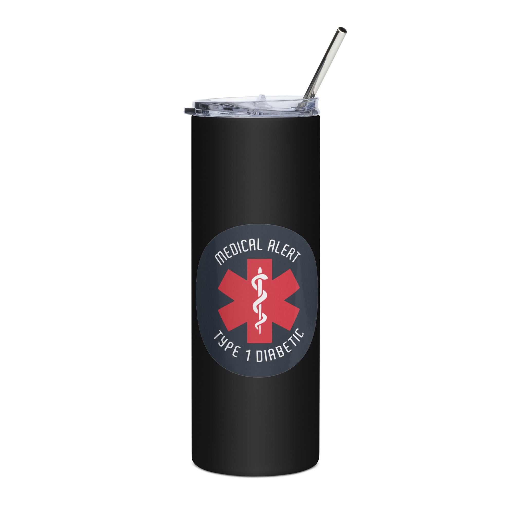 ExpressionMed Type 1 Diabetic Alert Stainless steel tumbler