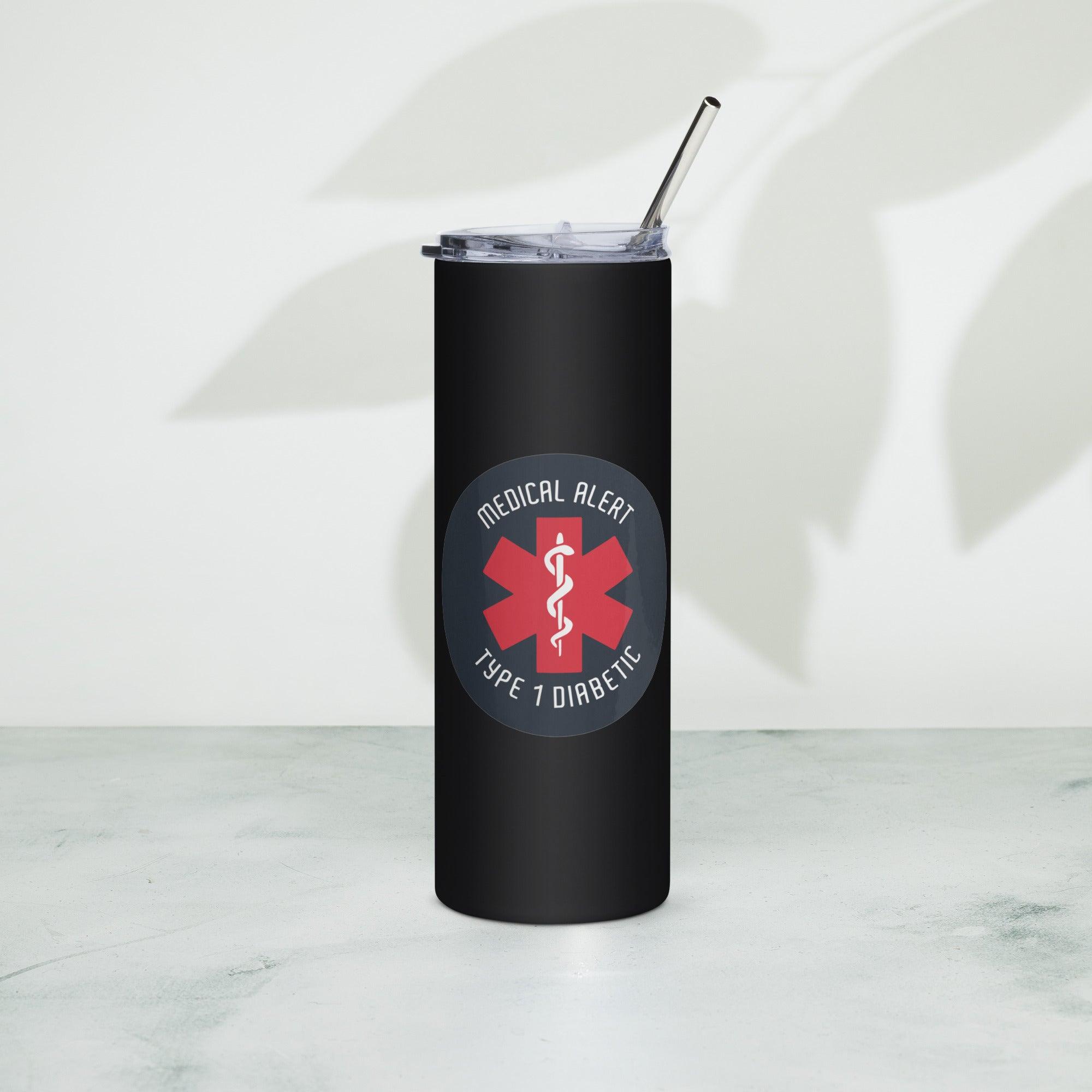 ExpressionMed Type 1 Diabetic Alert Stainless steel tumbler