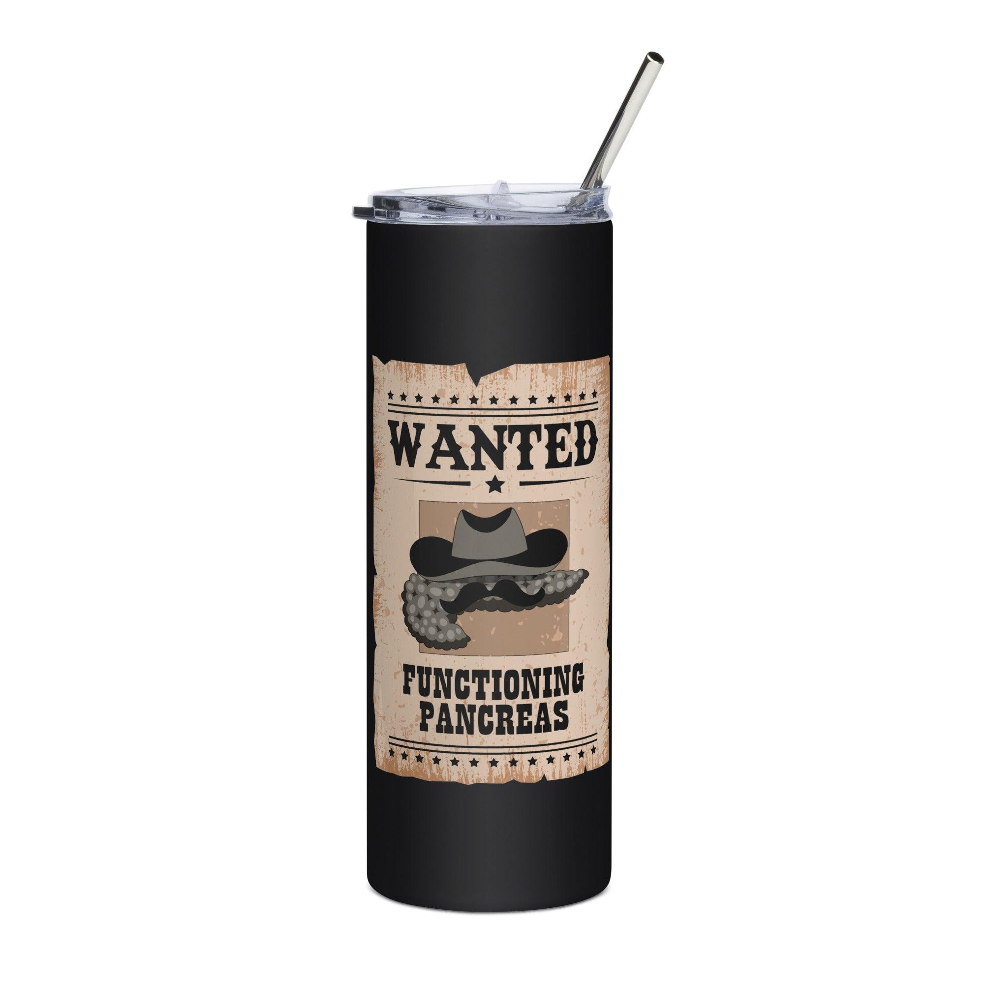 ExpressionMed Wanted Poster in Antique Brown Stainless steel tumbler