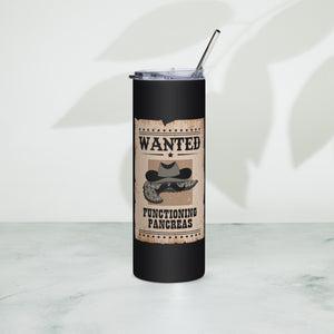 ExpressionMed Wanted Poster in Antique Brown Stainless steel tumbler