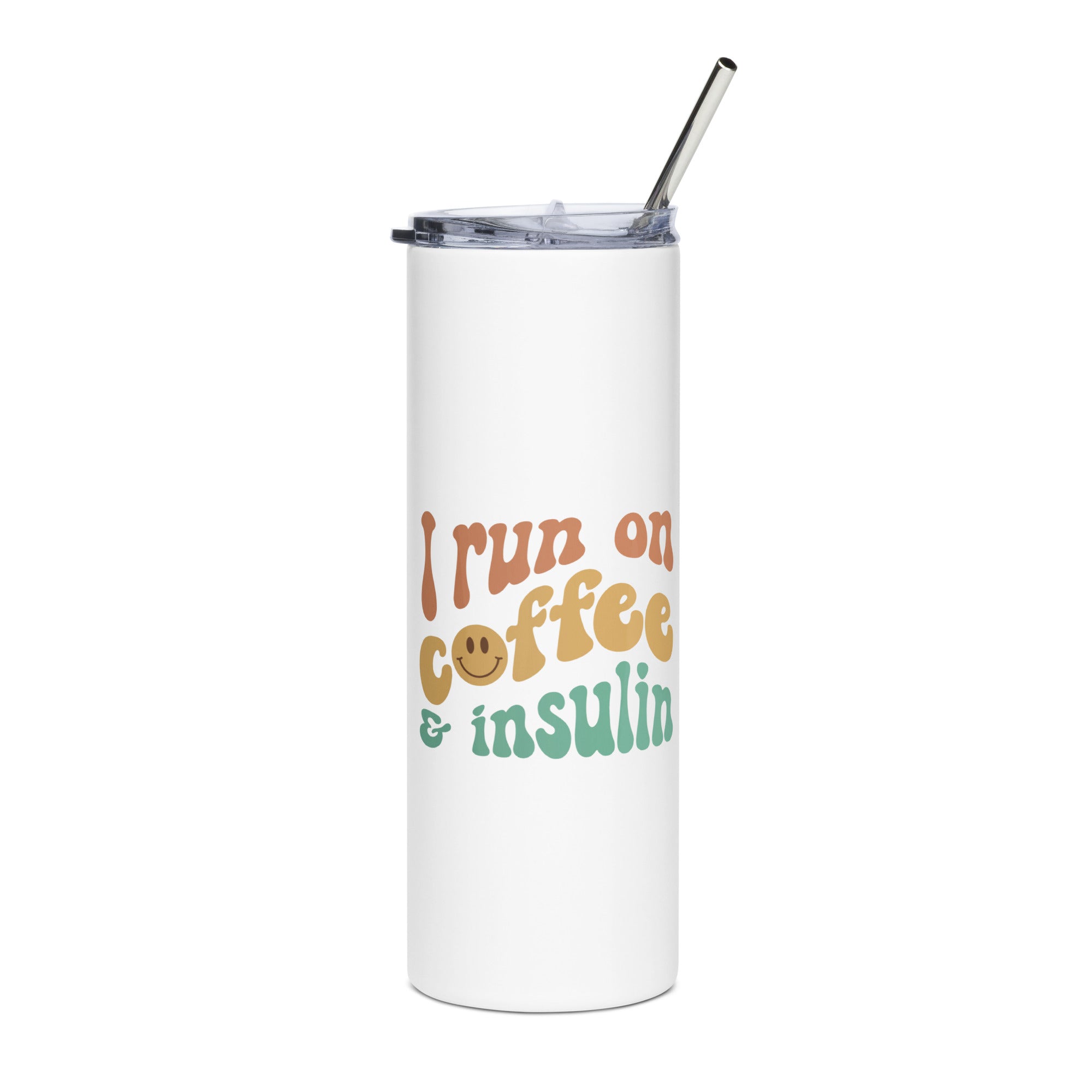 ExpressionMed Coffee and Insulin Stainless steel tumbler