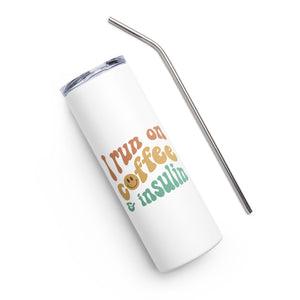 ExpressionMed Coffee and Insulin Stainless steel tumbler