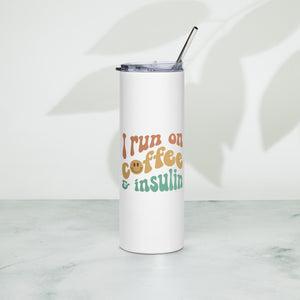 ExpressionMed Coffee and Insulin Stainless steel tumbler