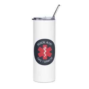 ExpressionMed Type 1 Diabetic Alert Stainless steel tumbler