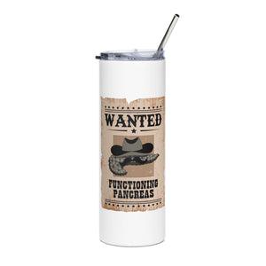 ExpressionMed Wanted Poster in Antique Brown Stainless steel tumbler