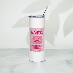 ExpressionMed Wanted Poster in Pink Stainless steel tumbler