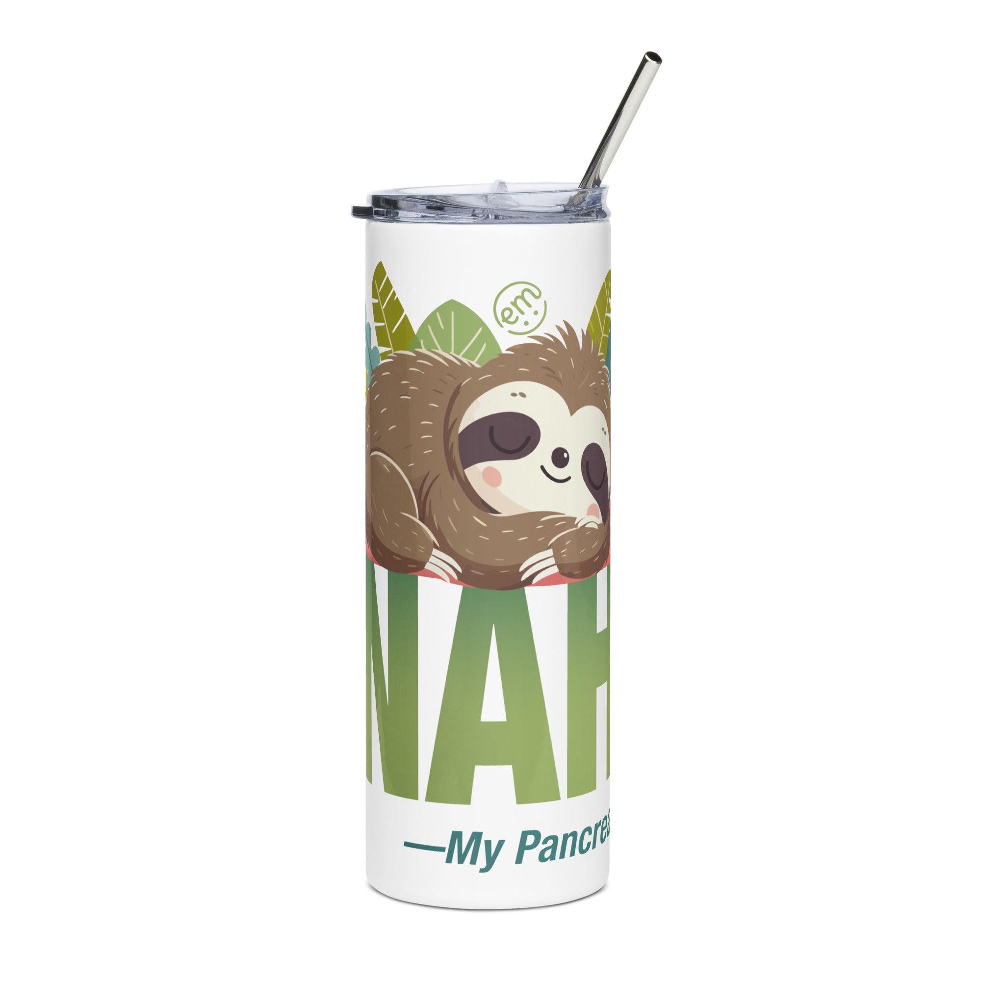 ExpressionMed NAH Sloth Stainless steel tumbler