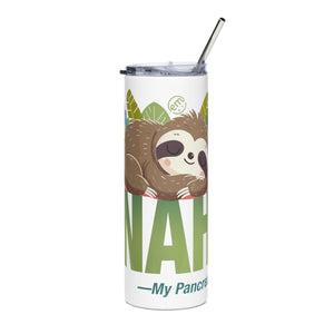 ExpressionMed NAH Sloth Stainless steel tumbler