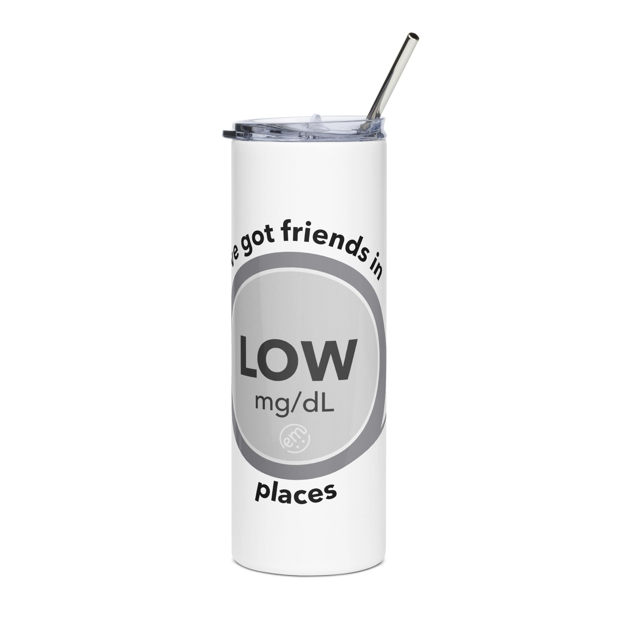 ExpressionMed Low Places Stainless steel tumbler