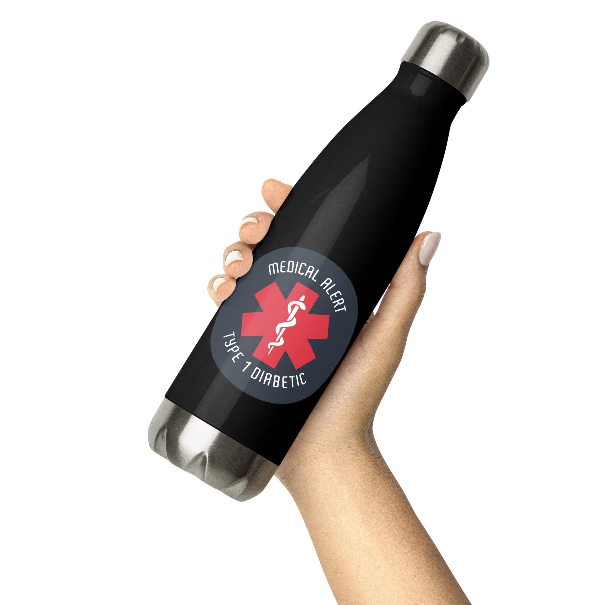 ExpressionMed Type 1 Diabetic Alert Stainless steel water bottle