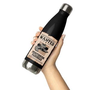 ExpressionMed Wanted Poster in Antique Brown Stainless steel water bottle