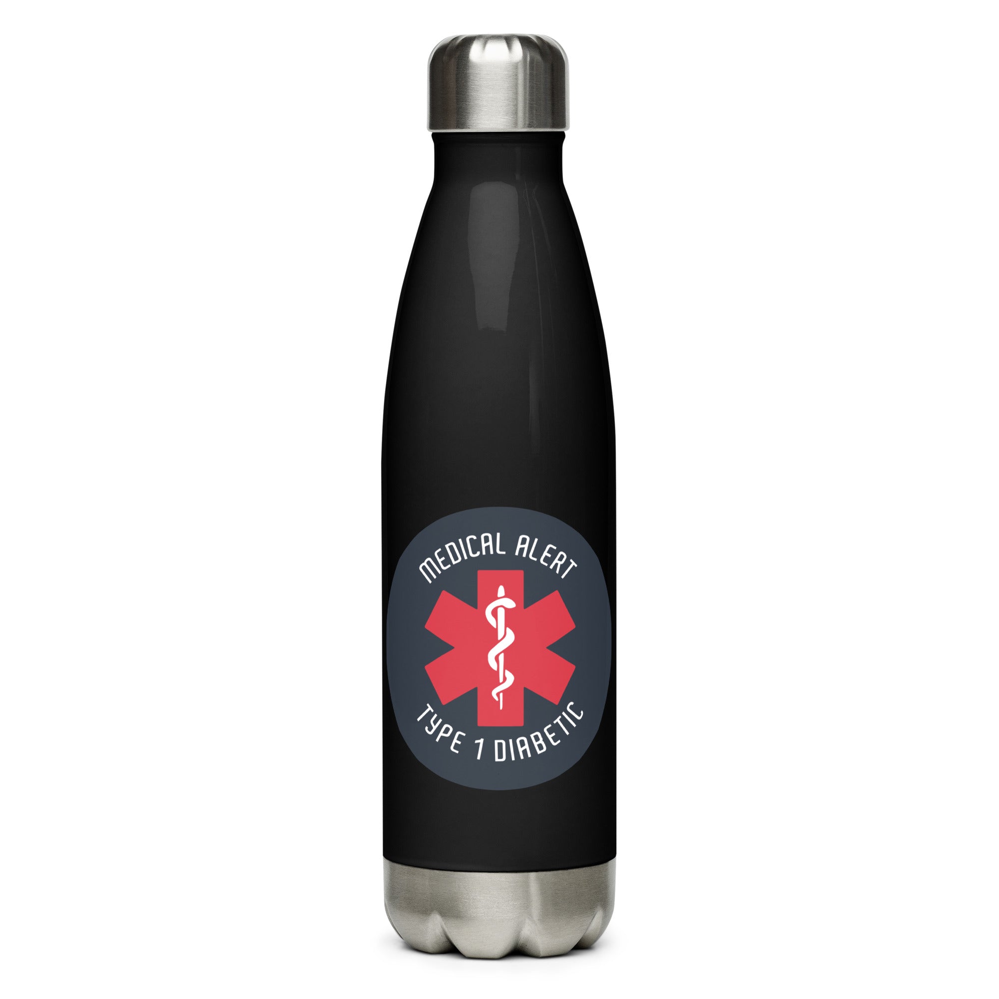 ExpressionMed Type 1 Diabetic Alert Stainless steel water bottle