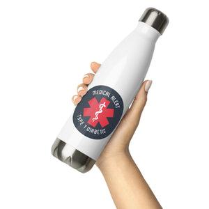 ExpressionMed Type 1 Diabetic Alert Stainless steel water bottle