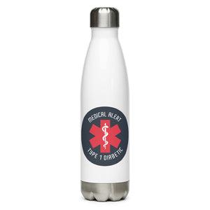 ExpressionMed Type 1 Diabetic Alert Stainless steel water bottle