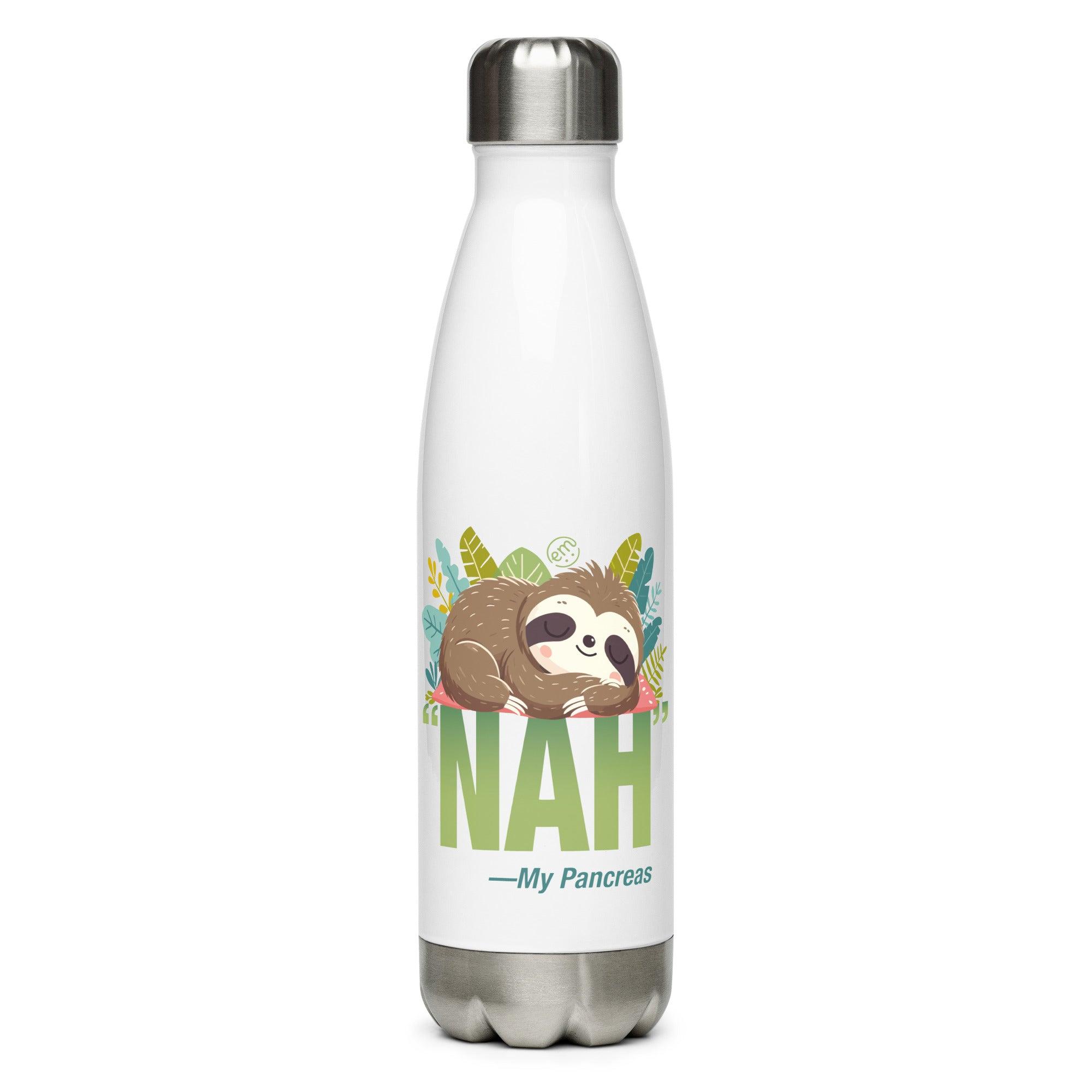 ExpressionMed NAH Sloth Stainless steel water bottle