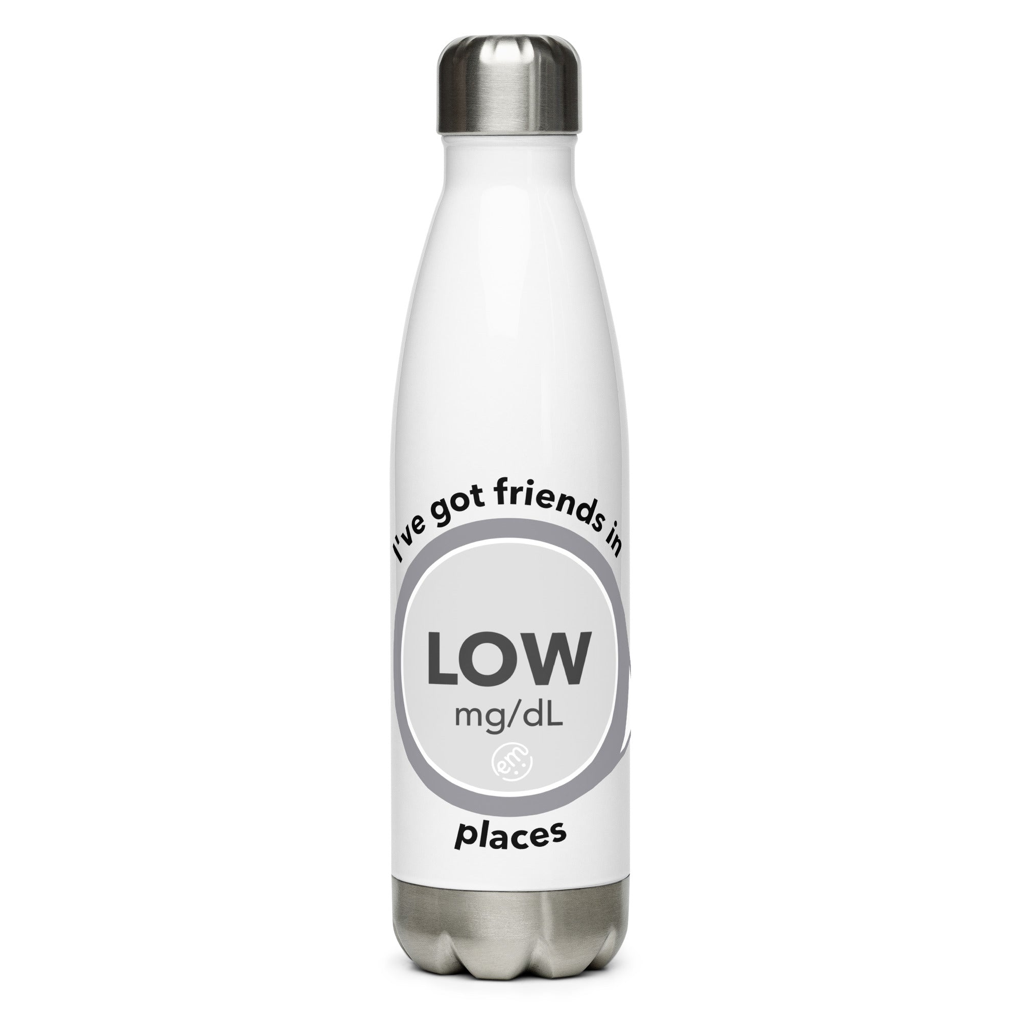 ExpressionMed Low Places Stainless steel water bottle