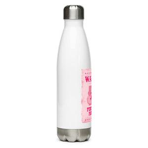 ExpressionMed Wanted Poster in Pink Stainless steel water bottle