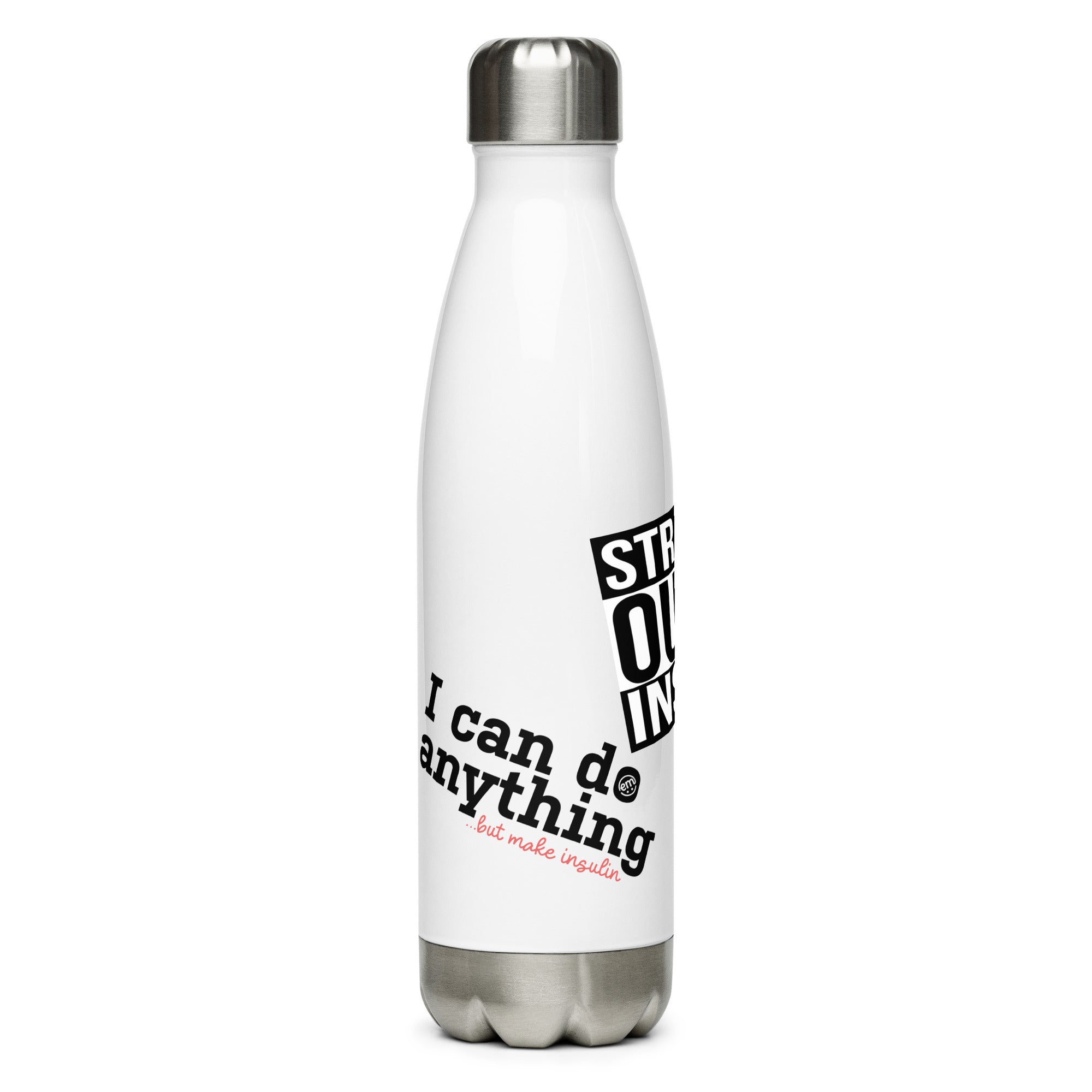 ExpressionMed T1D Sticker Variety Stainless steel water bottle